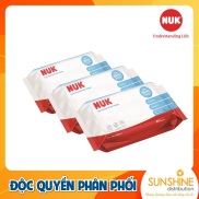 KHĂN ƯỚT DIỆT KHUẨN NUK KHÔNG CHỨA CỒN 80TỜ X 3GÓI