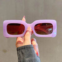 2023 ใหม่แฟชั่นแว่นตากันแดดสีCandy Hip-Hopแว่นตาแฟชั่นสแควร์กรอบGafas De Sol-Youerd