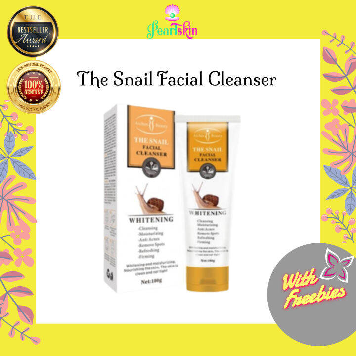 PEARL SKIN Aichun Beauty THE SNAIL FACIAL CLEANSER 100g | Lazada PH