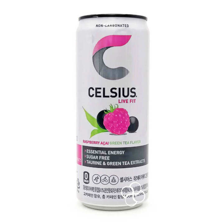 Celsius Raspberry Acai Green Tea 325ml 