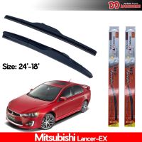 ที่ปัดน้ำฝน ใบปัดน้ำฝน ซิลิโคน ตรงรุ่น Mitsubishi Lancer EX 2010 ไซส์ 26-18 ยี่ห้อ Diamond กล่องแดง