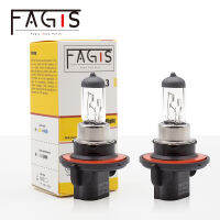 Fagis 2 Pcs Original H13 9008 12V 6055W White Auto Halogen Bulbs Car Clear Headlight Auto Lights Uv Quartz Glass Long Lifetime