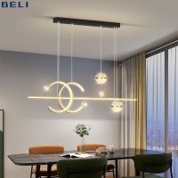 ♈♣♣ Modern Minimalist Dinning Table Lights Nordic Starry Pendant Light Modern Luxury Dining Room Kitchen Bar Lamp Creative Decorative Table Chandelier Multi-mode Hanging Lighting Lamps