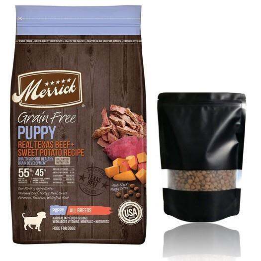 Merrick Grain Free Puppy for All Breeds(REPACK) Real Texas Beef Sweet