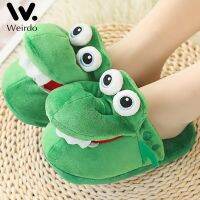 Crocodiles Slippers With Mouth Cotton Shoes Warm Kids