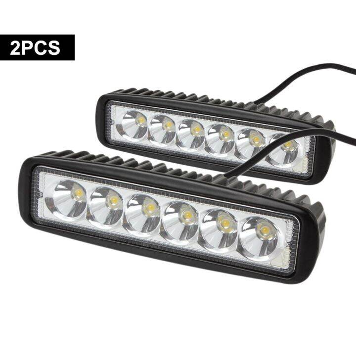 6LED 12V Car light bar 18w work light Spotlight 800LM work light 12v