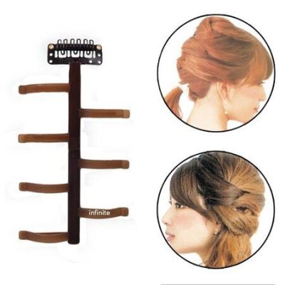 infinite Hair Tools Hair Curler อุปกรณ์ ตกแต่งผม ถักเปีย ก้างปลา (Brown).ใส่เทียวใส่ทำงานใด้