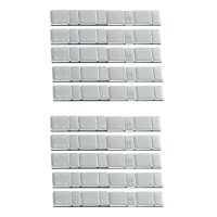 80Pcs Metal Counterweight Weight Balance Block for Wheel Rim RC Crawler Traxxas TRX4 Axial SCX10 90046 D90