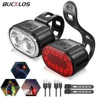 ▫✎ BUCKLOS Bike Lighting Front and Rear Lights Bicycle Lamp Led Cycling Light Bike Flashlight for Bicycle Front Taillight Lantern