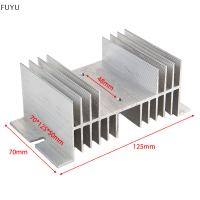 FUYU อลูมิเนียม SINGLE PHASE Solid State Relay SSR HEAT SINK BASE หม้อน้ำ50*125*70mm