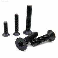 ♧☾┇ High Quality M1.6 M2 M2.5 M3 M4 M5 M6 M8 M10 Black A2 304 Stainless Steel GB2673 Six-Lobe Torx Head Flat Countersunk Bolt Screw