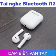Tai nghe Bluetooth không dây nhét tai i12 cho điện thoại Sony, Samsung thumbnail