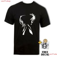 wu77 shop New Ichigo Rukia Bleach Re Re R เสื้อยืดลําลองสําหรับผู้ชายแขนสั้นเหมาะกับการเล่นกีฬาเข้ายิมเข้ายิม discount