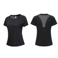 2022 Quick-drying Top Women 39;s Summer Thin Slim T-Shirt Breathable Round Neck Blouse Running Fitness Yoga Sports Short Sleeves