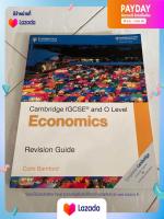 (คู่มือเตรียมสอบ)พร้อมส่ง Cambridge Igcse and O Level Economics Revision Guide (Cambridge International Igcse) [Paperback]