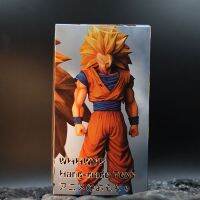 2023 Super Saiyan กลายเป็น Super Three Goku ท่ายืนกลุ่มใหญ่ ของขวัญตกแต่งโมเดลรูปการ์ตูน