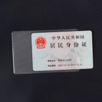 10Pcs/lot PVC Transparent Credit Card Holder Protect ID Card Business Card Cover Drivers License Case Protection Covers Card Holders