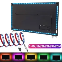 USB เทปริบบิ้นควบคุมระยะไกล5V RGB IR แถบไฟ Led 5-15เมตรการจัดส่งภายในประเทศกระเป๋าเดินทางสำหรับไฟด้านหลังทีวีเล่นเกม PC ของตกแต่งห้อง