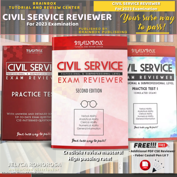 CIVIL SERVICE REVIEWER LATEST EDITION FOR 2023 EXAMINATION COMPLETE