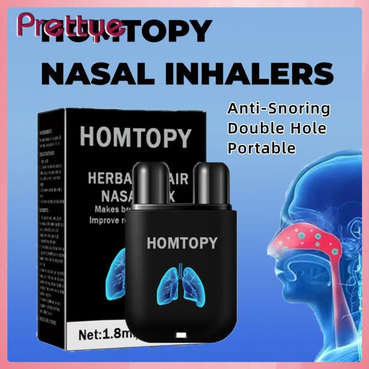 Prettye HOMTOPY Nasal Inhalers Double Hole Refreshing And Awakening ...