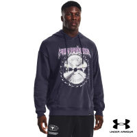 Under Armour UA Mens Project Rock Rival Fleece Disrupt Hoodie อันเดอร์ อาร์เมอร์ เสื้อออกกำลังกายสำหรับผู้ชาย