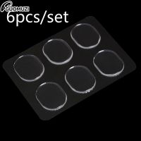 6pcs/set Transparent Snare Drum Mute Damper Gel Muffler Percussion Instrument Accessories