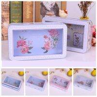 Flower Window Lids Candy Storage Box Tin Box DIY Gift Box Jewelry Card Letter Photo Collection Box Candy Cookies Box