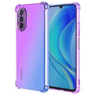 Huawei Nova 10 SE 9 SE Pro Nova10 Pro Anti-Drop Rainbow 2สี TPU Case Clear Soft ปลอก Gradient Air กันกระแทก Cover