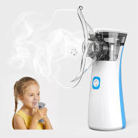 เครื่องพ่น Handheld Nebulizer แบบตาข่ายอัลตราโซนิคเครื่องพ่นละอองเครื่องพ่นละอองแบบตาข่ายแบบพกพาสำหรับโรคหอบหืด