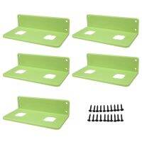 5 Packs Tools Drill Mount Holder, for Ryobi 18V Tool Holder Dock Hanger with 20 Screws Screwdriver Bit Holders