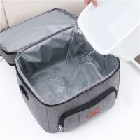 Double-Layer Cooler Lh Bag Thermal Bento Box With Large Capacity For Office Students Oxford Cloth Food Storage Container