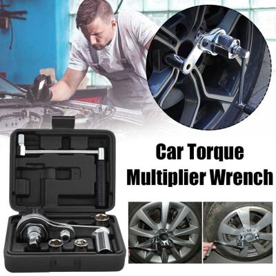 Torque Wrench Multiplier Lug Nut Labor Saving Wrench Set Remover D3F7