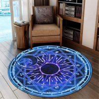 Beautiful Black Cat Circle Custom Car Design Custom Car Lovers Home Decoration Door With Non-Slittle Mo Alps Tapis Salon. 【hot】