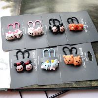 【CW】 2PCS New Cartoon Elephant Headwear Kids Elastic Hair Bands Children Ropes Accessories Baby Headdress