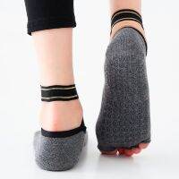 Sentexin Professional Bandage Five Toe Yoga Socks Breathable Fingerless Pilates Socks Anti-Slip Silicone Sport Ballet Slippers Dance Sock