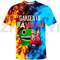 Street Summer Garten of BanBan 2 T-shirt Mens Oversized Short Sleeve 3D Anime Tshirt Daily Casual Garten of BanBan Tees Tops