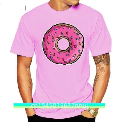 Simple Men T Shirt Donut Design Tshirt Pure Cotton Birthday Gift Tshirt Funny Tees