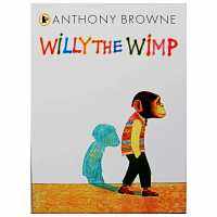 Willy The Wimp โดย Anthony Browne การศึกษาหนังสือภาพภาษาอังกฤษการเรียนรู้ Card Story Book สำหรับเด็กทารกของขวัญเด็ก