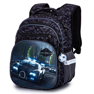 Cartoon Orthopedic School Backpacks Boys Car Double Shoulder Bags Children Primary Grade 1 Students Bookbag Mochila Infantil