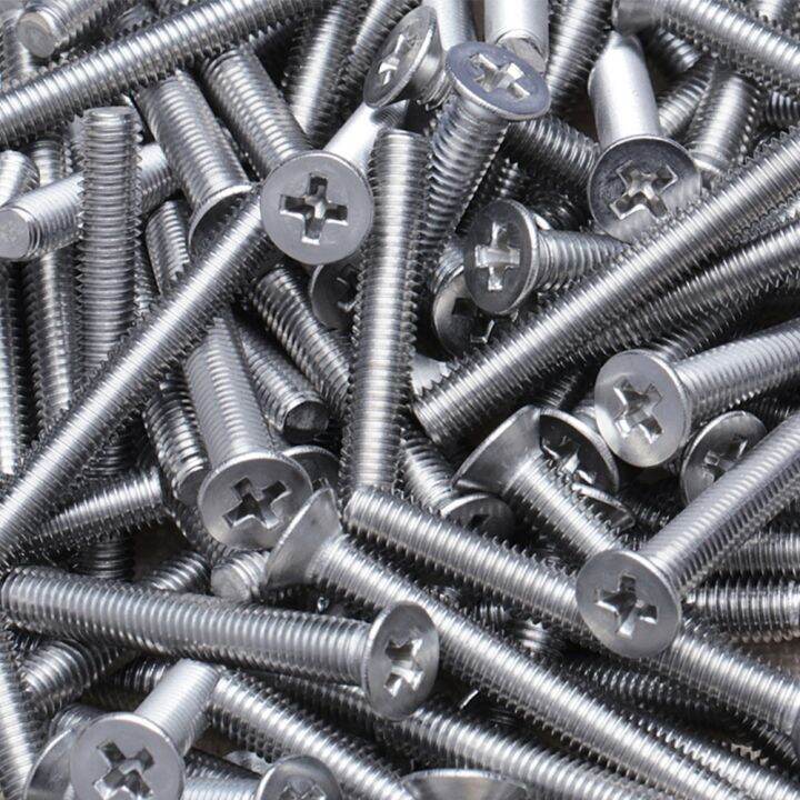 m1-m1-2-m1-4-m1-6-m2-m2-5-m3-m4-m5-m6-m8-phillips-flat-head-machine-screw-metric-thread-countersunk-bolt-304-stainless-steel