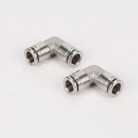 【CW】 4/6/8/10/12/14/16mm 304 Stainless Steel Elbow 90 Degree Pneumatic Push In Quick Connector Pipe Fitting