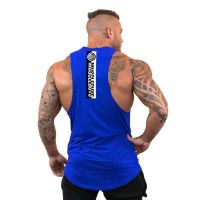 High Quality Cotton Mens Casual Sleeveless Gym Fitness Muscle Tank Tops Summer Breathable Cool Feeling Cotton Hurdles Blank Tops