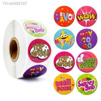 ✌ 100-500pcs Cute Words Stickers for Kids Teacher Reward Stickers School Classroom Supplies 1 inch Round Encourage Stickers