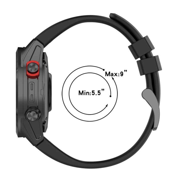 สำหรับ-garmin-fenix-6-pro-gps-22mm-สายนาฬิกาข้อมือซิลิโคนกีฬาสองสี-สีเขียวมินต์-สีน้ำเงิน-ขายเอง