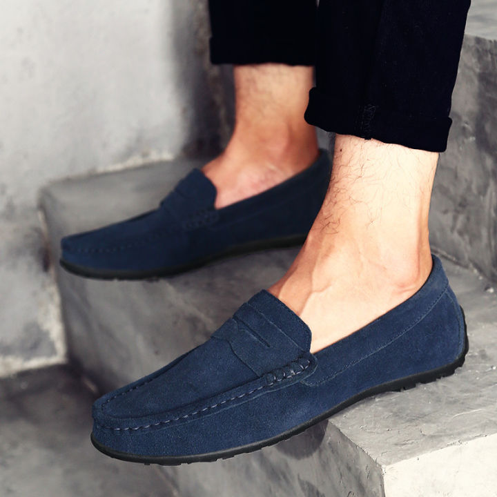 loafers-แฟชั่นหนังและหนังนิ่มผู้ชายรองเท้ายี่ห้อผู้ชายรองเท้าเรือใบบนหนังผู้ชายโลฟเฟอร์ฤดูร้อนผู้ชายรองเท้าแบน-รองเท้า-ไม่มี-ส้น-รองเท้าผู้ชาย