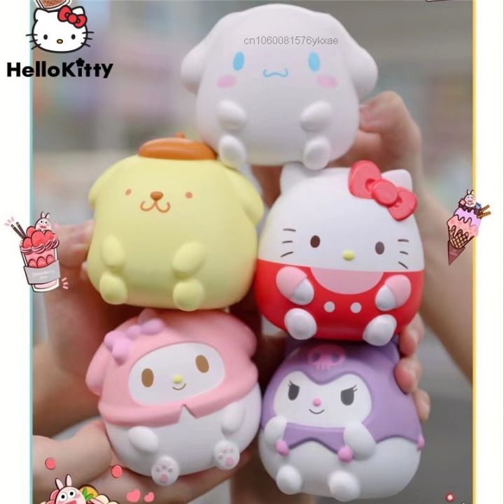 Sanrio Hello Kitty Decompression Doll Kuromi Cinnamoroll Slow Rebound Release Ball Toy Kawaii My
