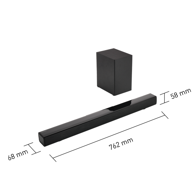 ซาวด์บาร์-พานาโซนิค-panasonic-soundbar-sc-htb150gjk-ระบบเสียง-2-1-ch-100-วัตต์-bluetooth-wireless-subwoofer-ลำโพงซาวด์บาร์