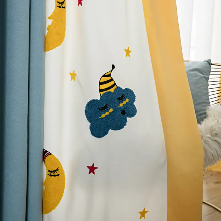 High-grade children's room curtains boys shade bedroom bay window French window cartoon finished curtains online celebrity stitching new | Lazada PH High-grade children's room curtains boys shade bedroom bay window French window cartoon finished curtains online celebrity stitching new | Lazada PH