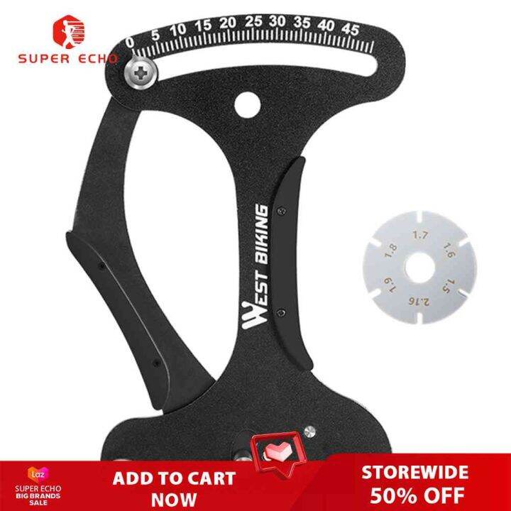 WEST BIKING Mountain Bike Spoke Tension Meter Checker เครื่องมือซ่อมล้อ