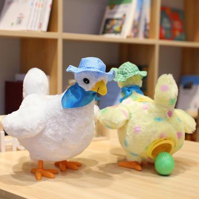 ของเล่นวางไข่ไก่แสดงออกอย่างสดใส Kids Toys สีสดใสวางไข่ของเล่นตุ๊กตาไก่ด้วยดนตรีตุ๊กตาไก่ไฟฟ้าสำหรับเด็กงานฝีมือที่ละเอียดอ่อน